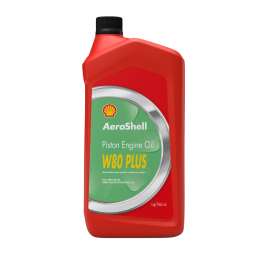 Aeroshell Oil W80 Plus 6x1qt 