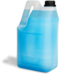Plastic container wtih waterbased liquid